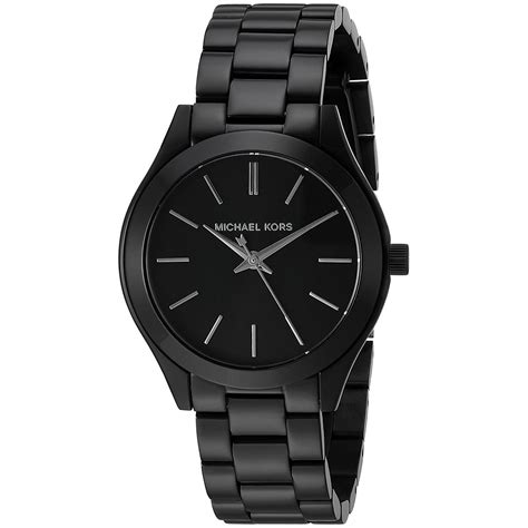 mini slim runway watch michael kors|Michael Kors black runway watch.